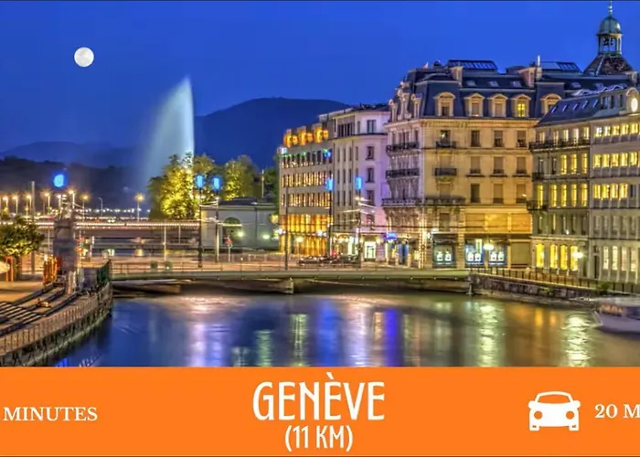 Appartamento Cozy Avec Balcon Aux Portes De Genève *